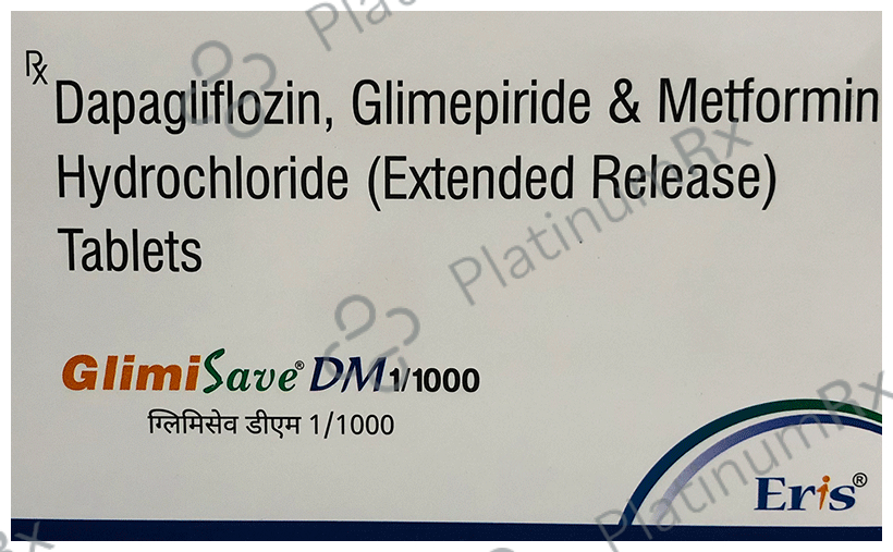 Glimisave DM 10/1/1000mg Tablet 10s