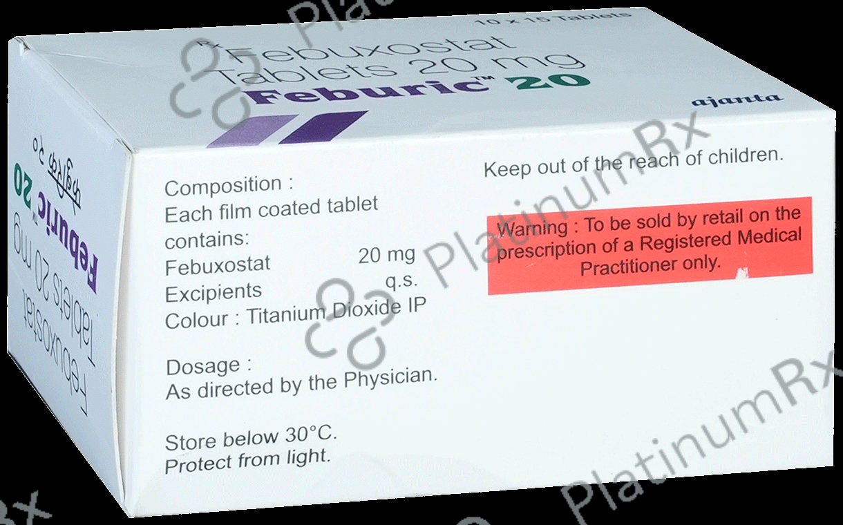 Feburic 20mg Tablet 15s