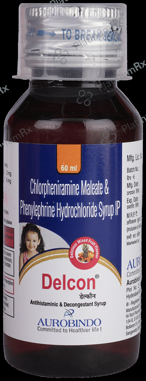 Delcon 2/5mg Syrup 60ml