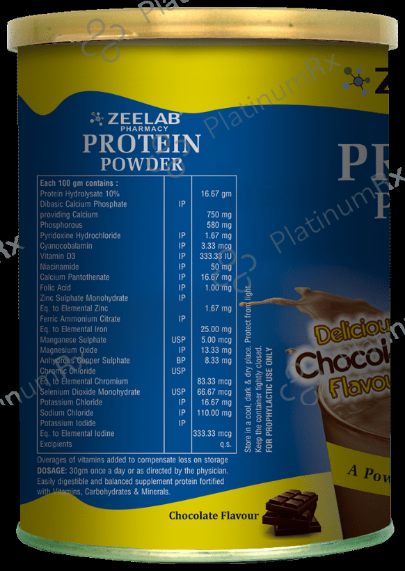 Zeelab Protein Powder Delicious Chocolate