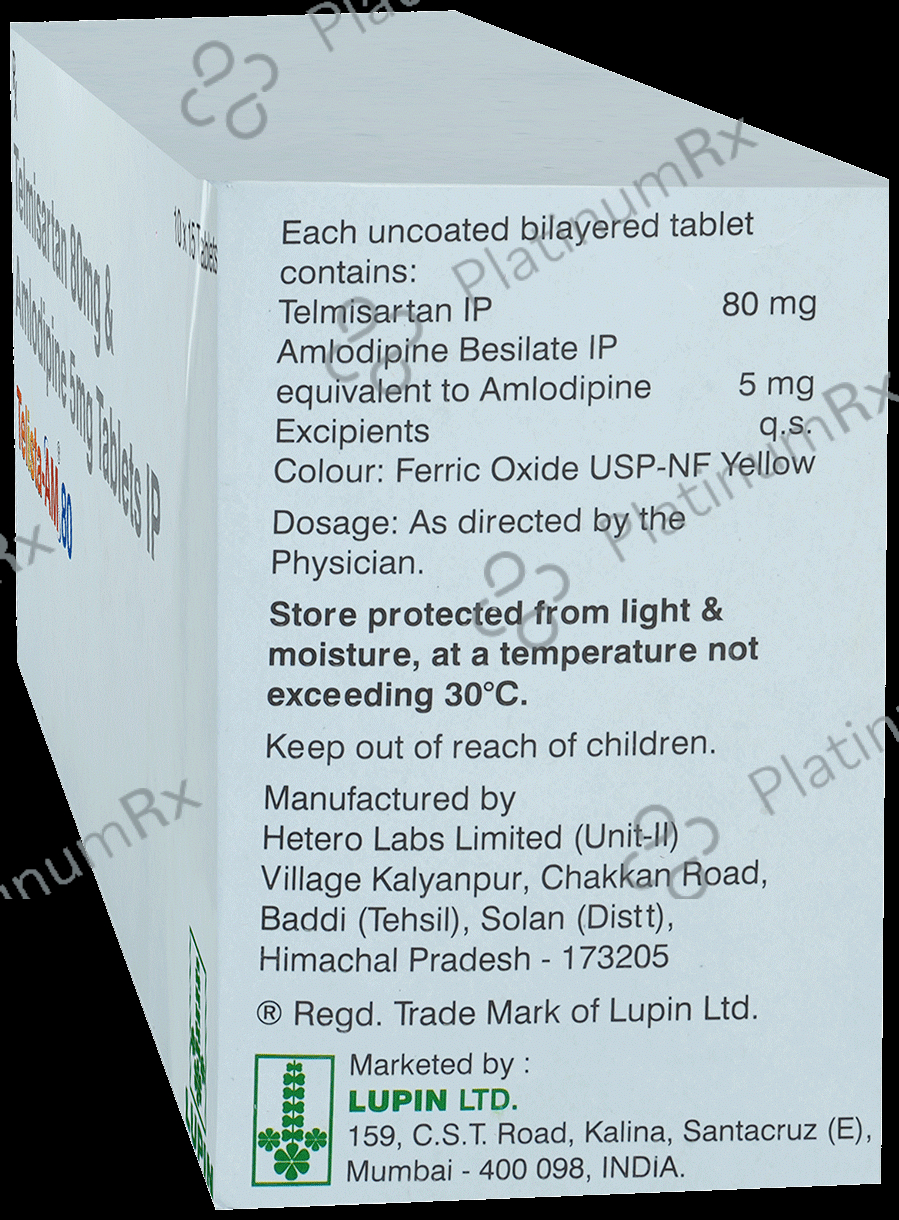 Telista AM 5/80mg Tablet 15s