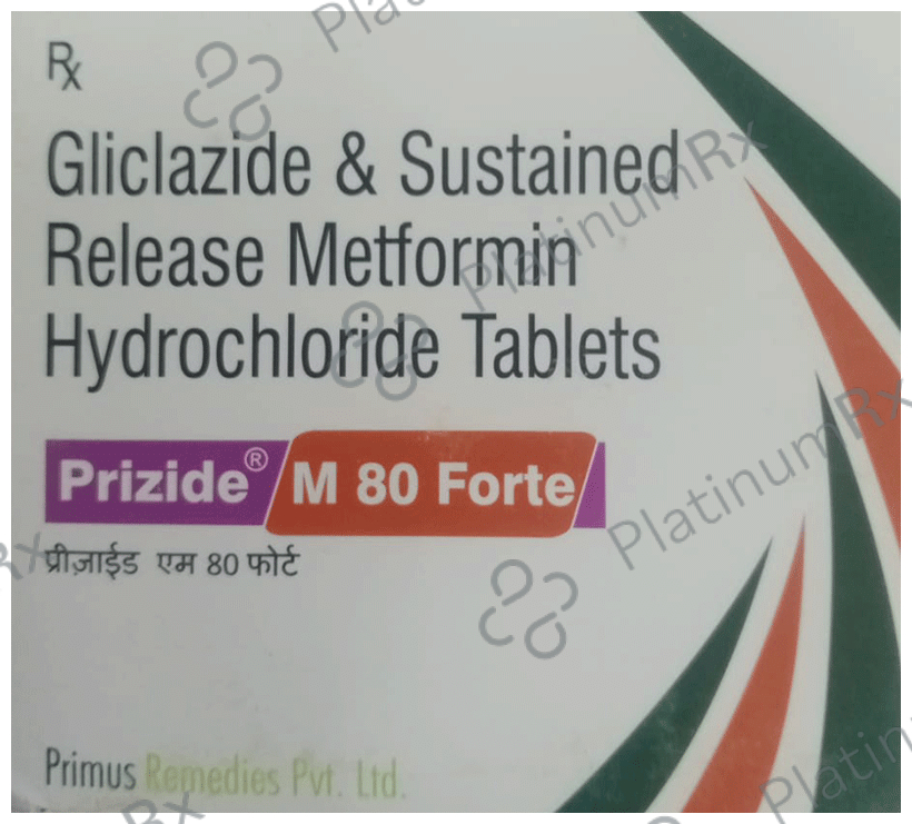 Prizide M 80/1000mg Forte Tablet SR 10s