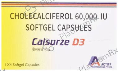 Calsurze D3 Soft Gelatin Capsule