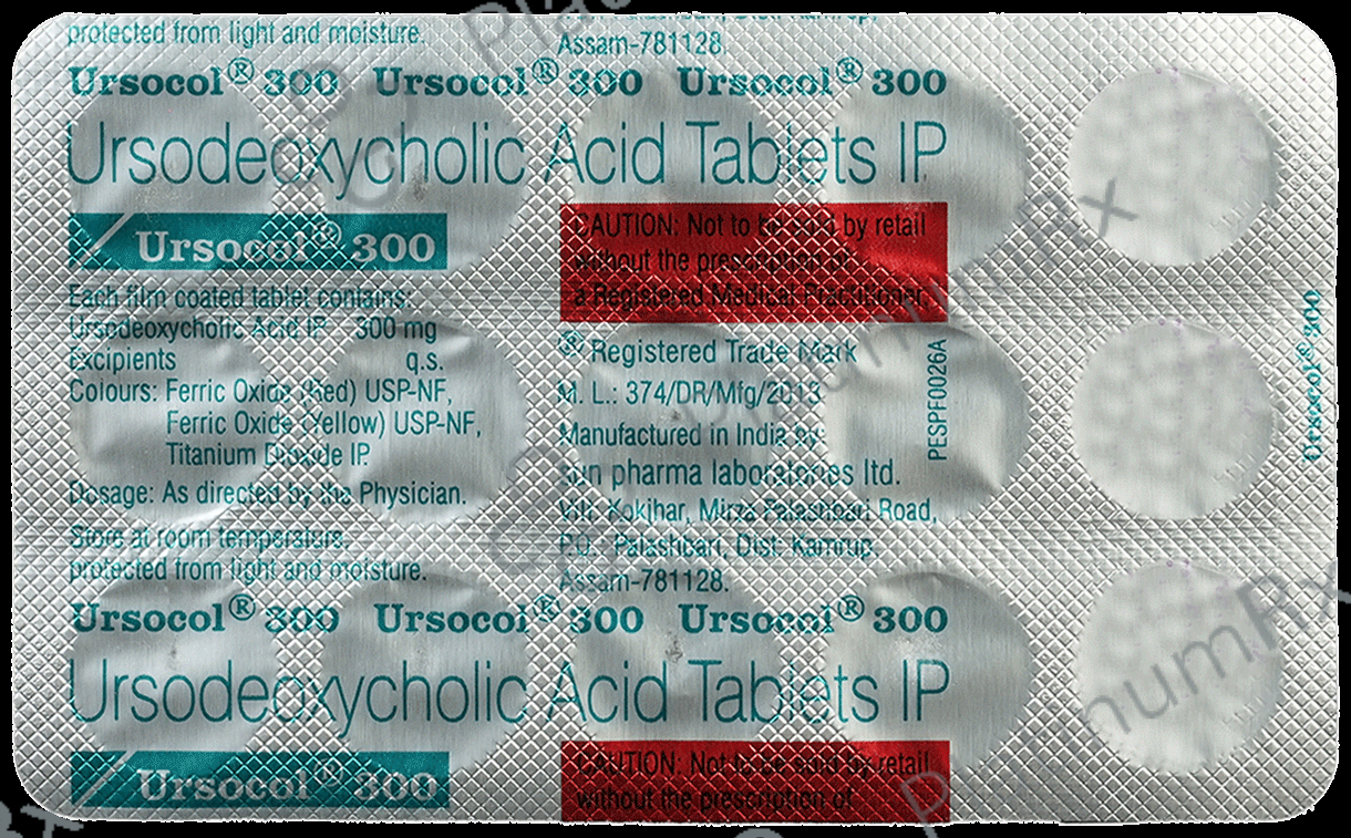 Ursocol 300mg Tablet 15s