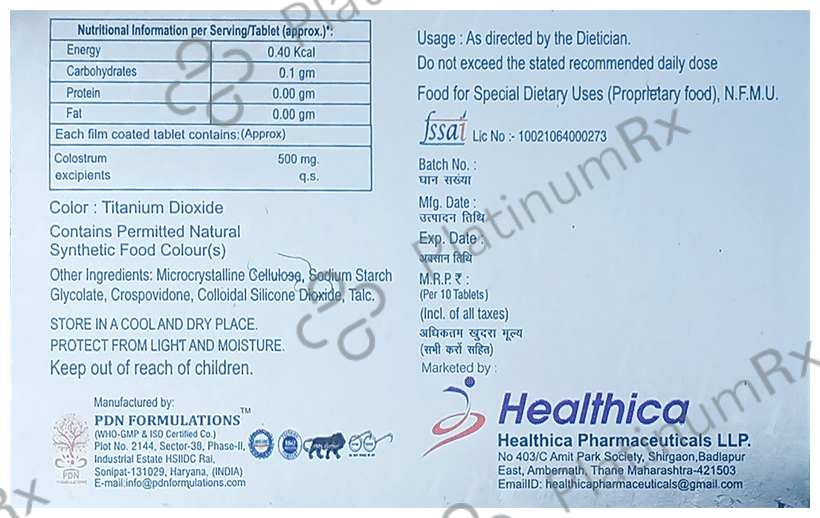 IG Fit 500mg Tablet