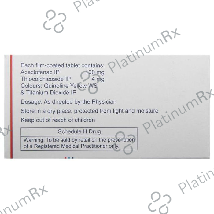 Zerodol TH 100/4mg Tablet 10s