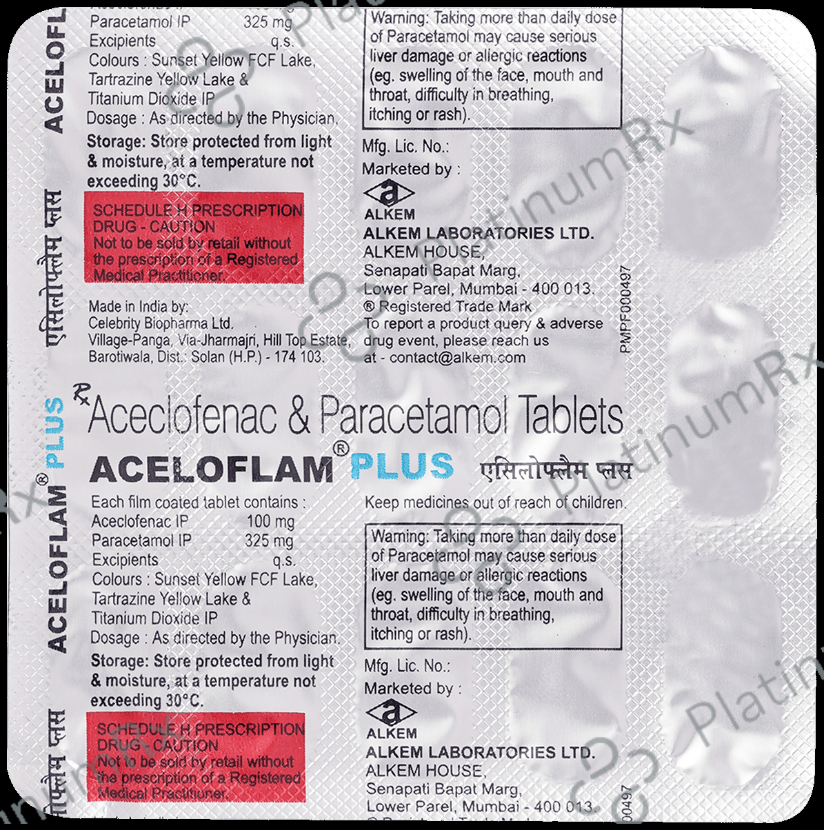 Aceloflam Plus Tablet 15 Tablet