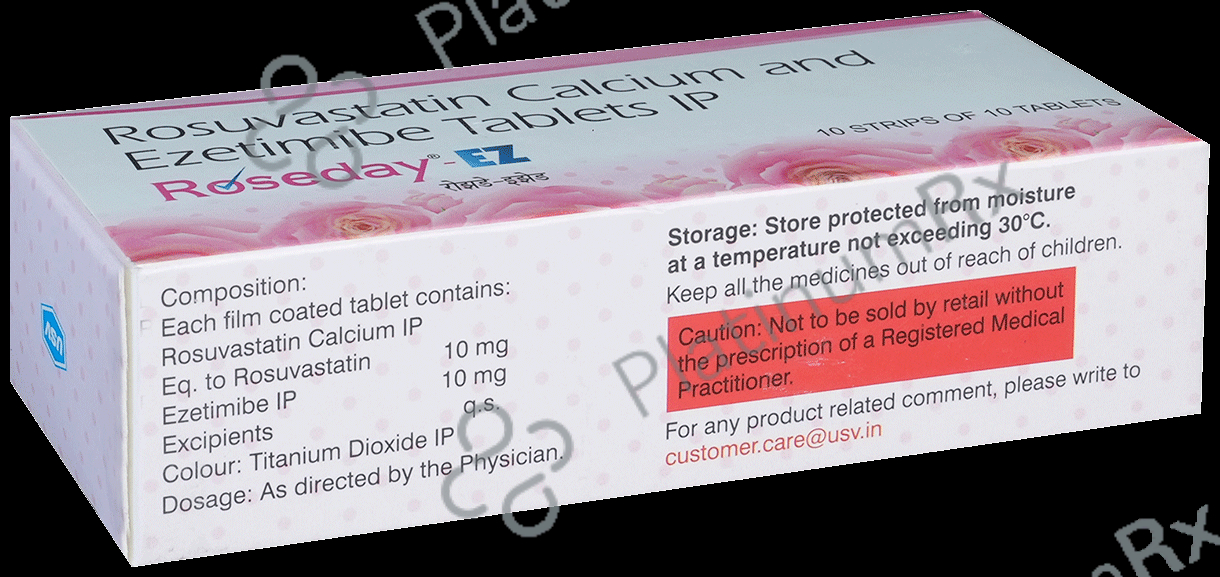 Roseday EZ 10/10mg Tablet 10s