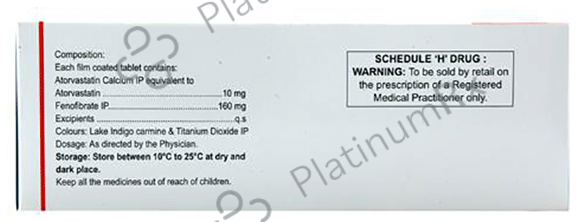 Atorsave F 10/160mg Tablet 10s