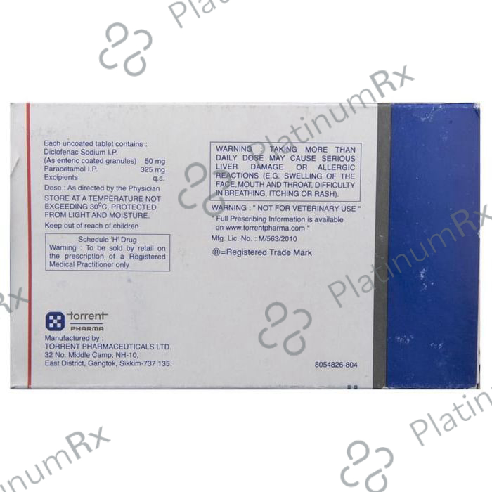 Diclogesic 50mg/325mg Tablet