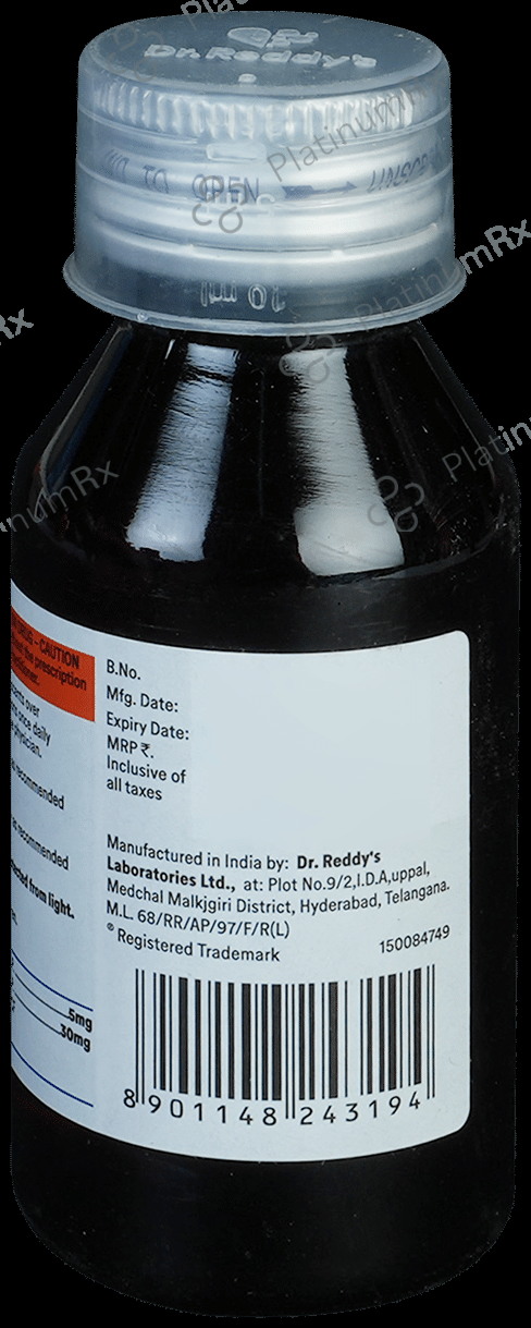 Relent Plus 30/5mg Syrup 60ml