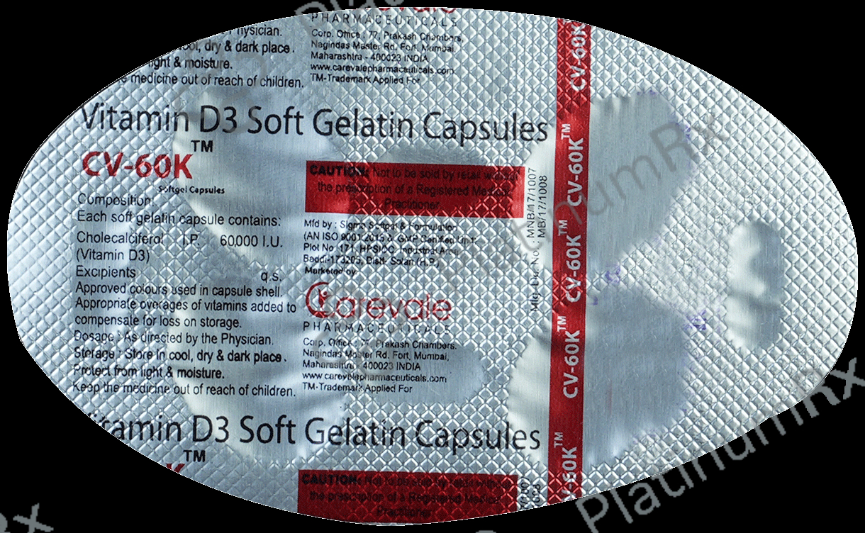 CV 60K Softgel Capsule