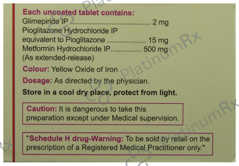 Triexer 2/500/15mg Tablet ER 10s