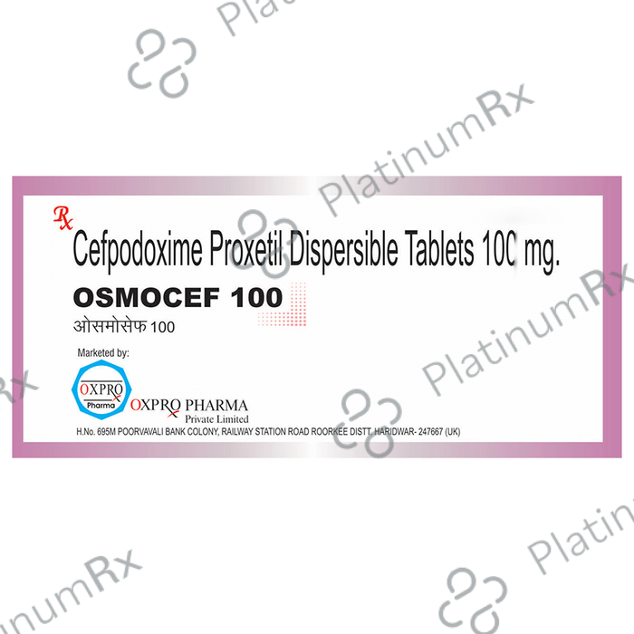 Osmocef 100 Tablet DT