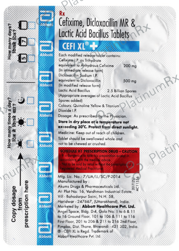 Cefi XL + Tablet IR