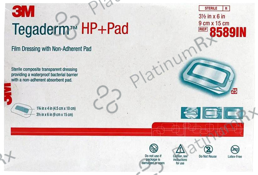 3M Tegaderm HP Plus Pad 8589IN 1 Film