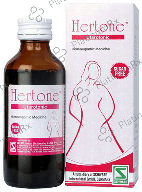 Dr Willmar Schwabe India Hertone Syrup Sugar Free