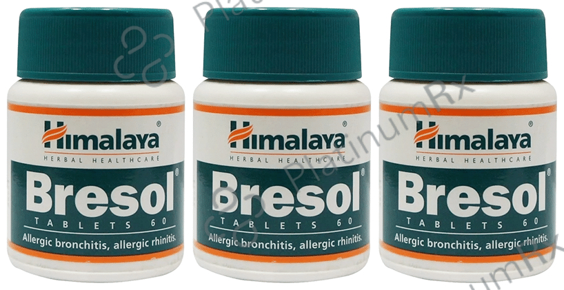 Himalaya Bresol Tablet (60 Each) 3 bottles
