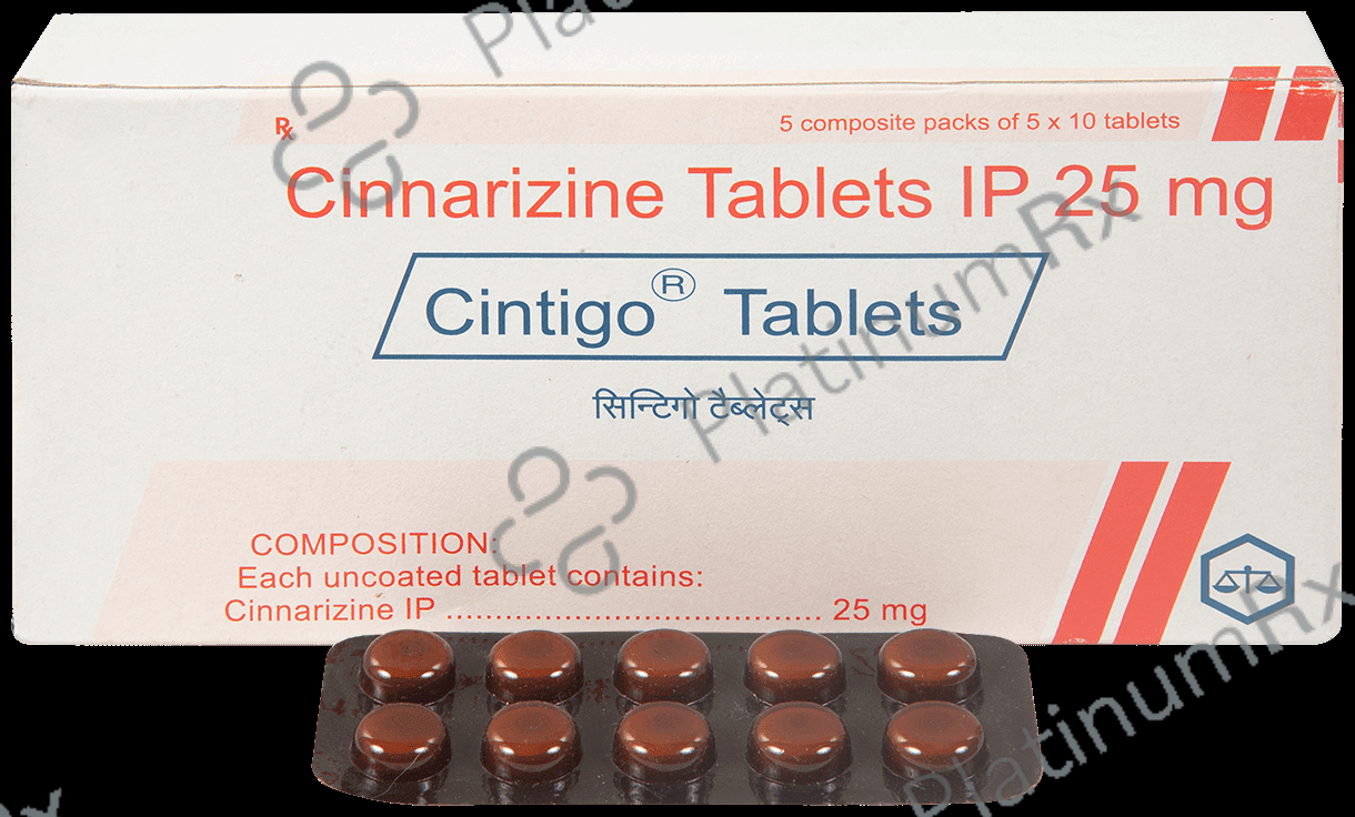 Cintigo 25mg Tablet 10s