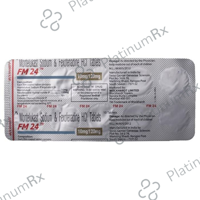 FM 24 120/10mg Tablet 10s