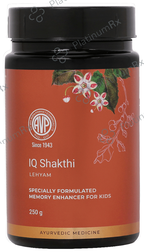 Avp the Arya Vaidya Pharmacy IQ Shakti Ayurvedic Memory Enhancer Paste