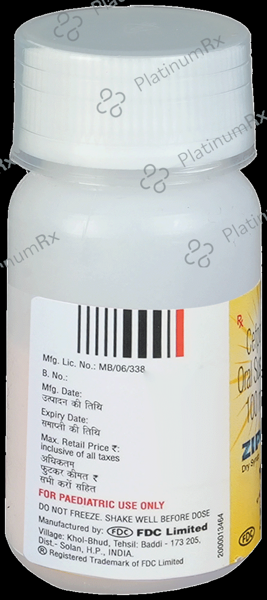 Zipod 100mg Dry Syrup 30ml