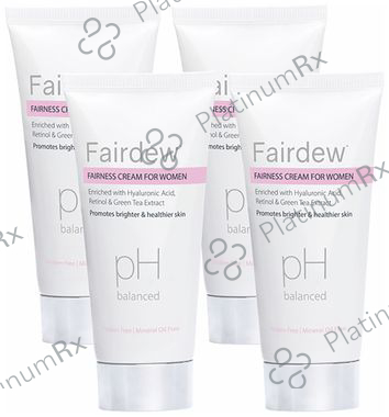 Fairdew PH Balanced Fairness Cream for Women (50gm Each) 4 Tube