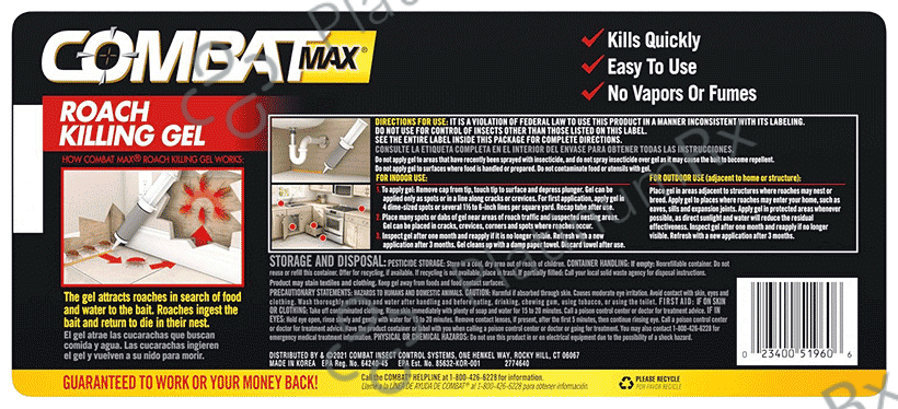Combat Max Roach Killing Gel