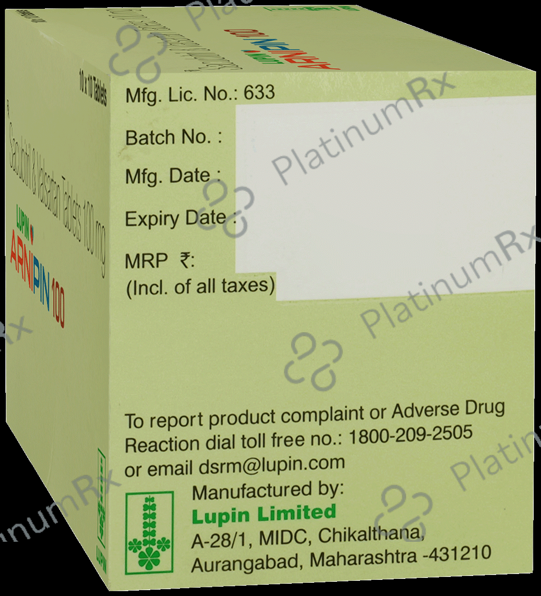 Arnipin 49/51mg Tablet 10s