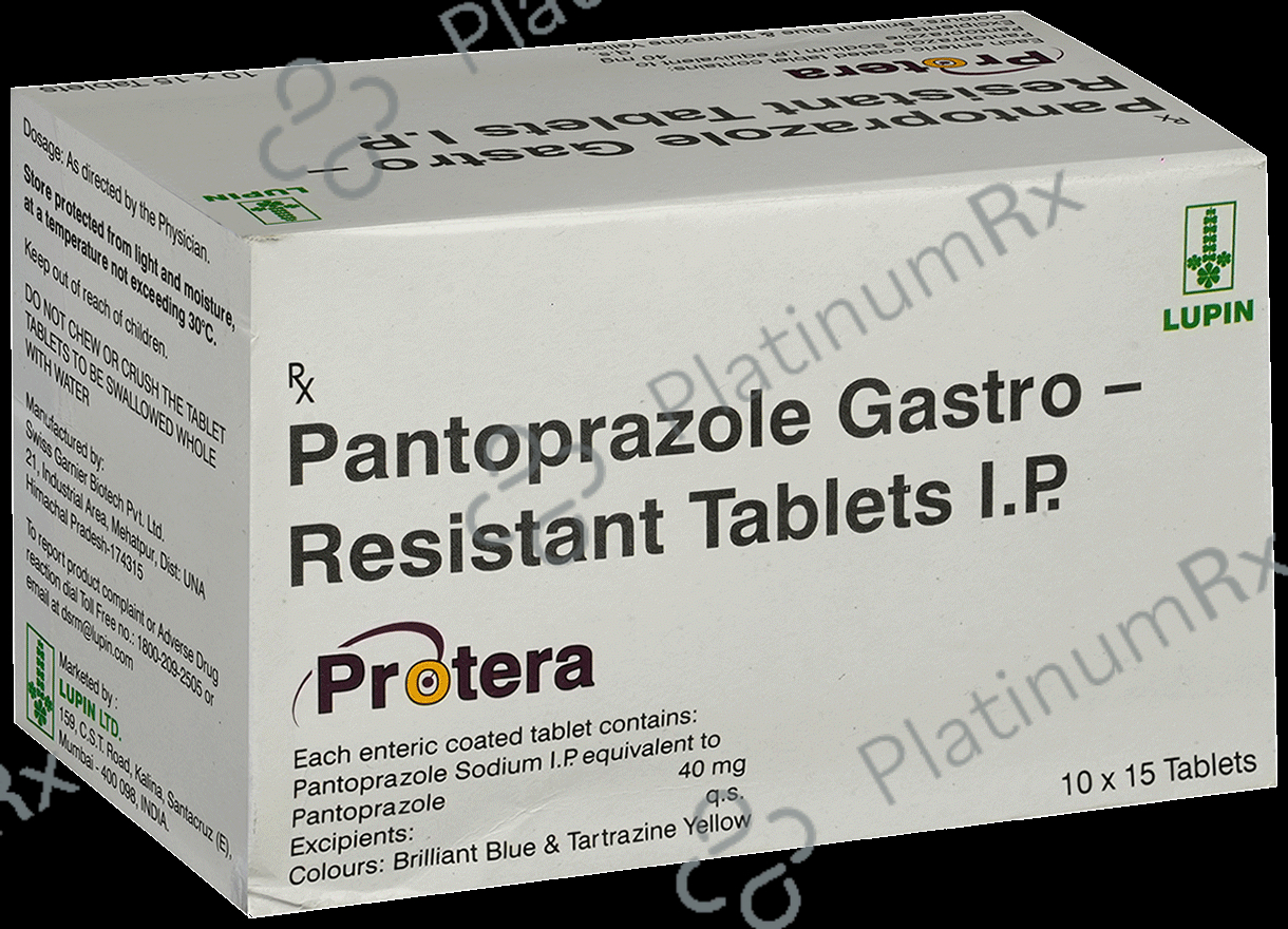 Protera 40mg Tablet 15s