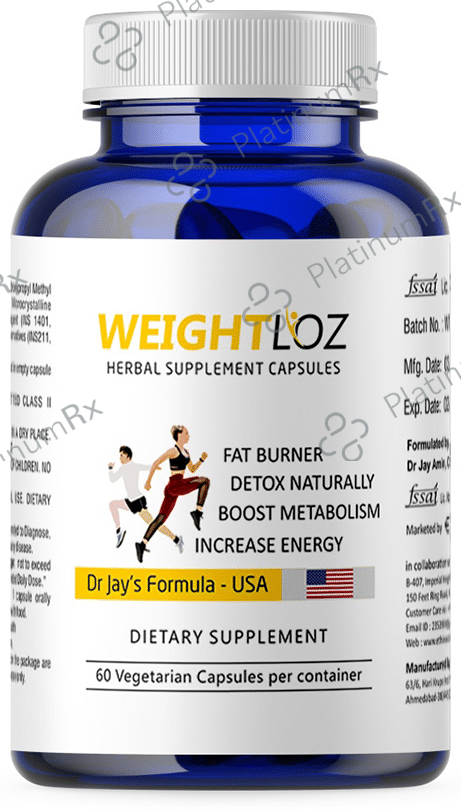 Ethicare Remedies Weightloz Herbal Supplement Vegetarian Capsule