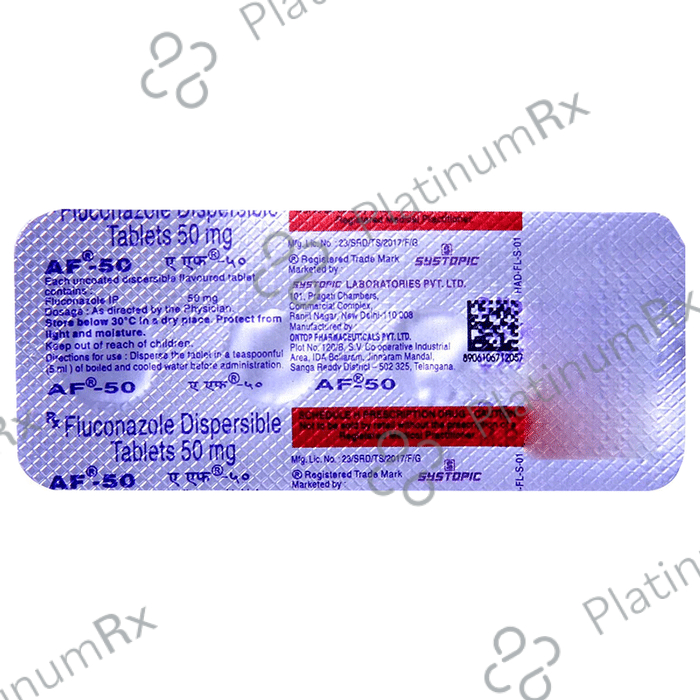 AF 50mg Tablet DT 4s