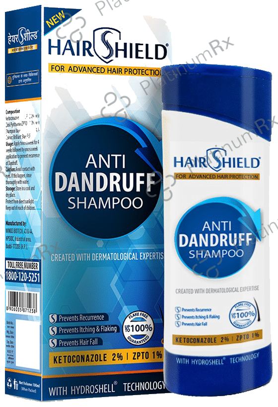 Hair Shield Anti Dandruff Shampoo 100 Shampoo