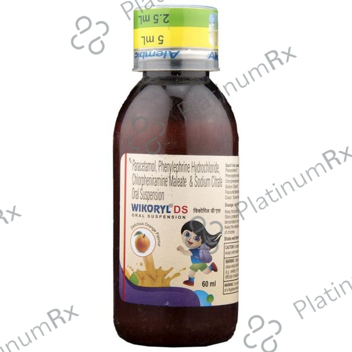 Wikoryl DS Syrup Orange 60ml