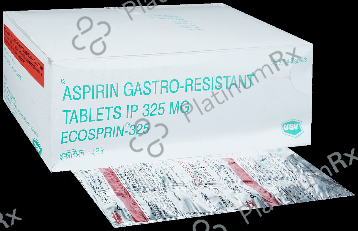 Ecosprin 325mg Tablet 14s