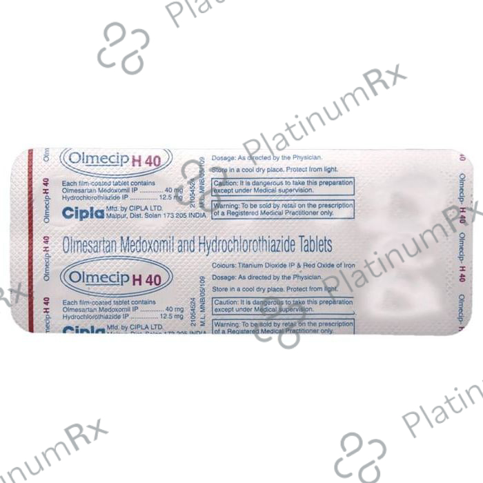 Olmecip H 12.5/40mg Tablet 10s