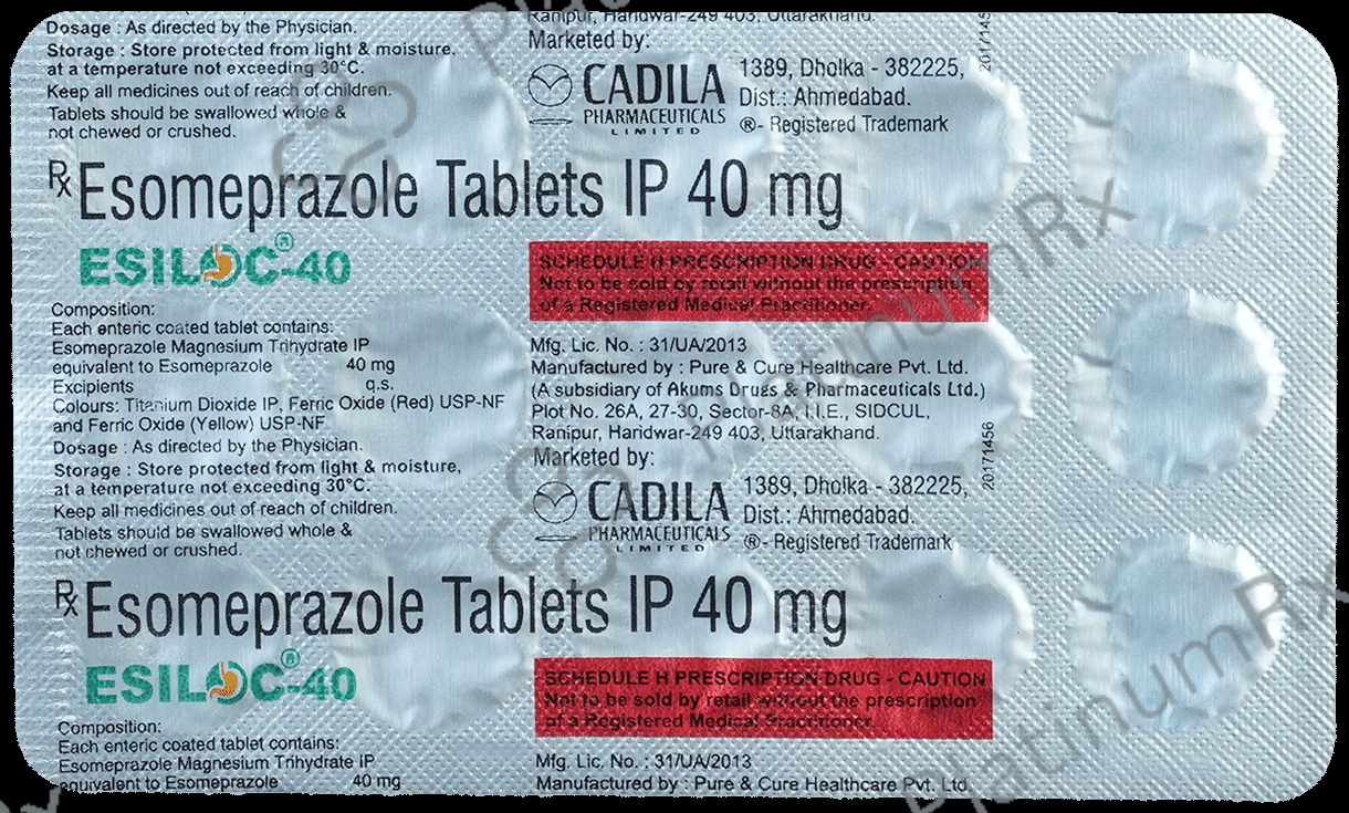 Esiloc 40mg Tablet