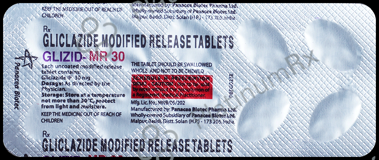 Glizid MR 30mg Tablet 10s
