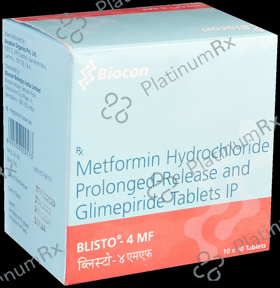 Blisto 4MF 4/1000mg Tablet PR 10s