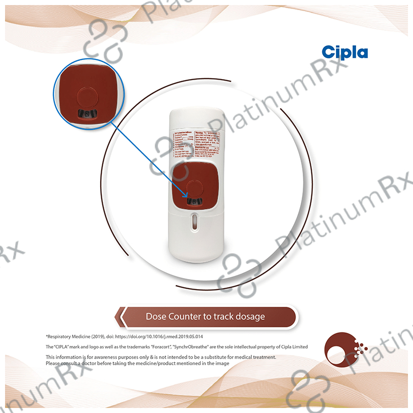 Foracort 200/6mcg Synchrobreathe Inhaler 120MDI