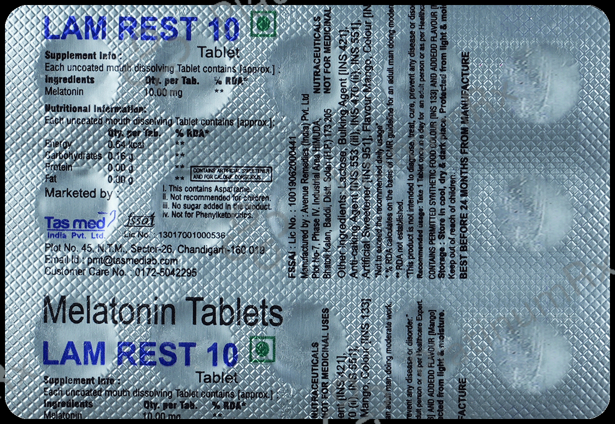 Lamrest 10 Tablet