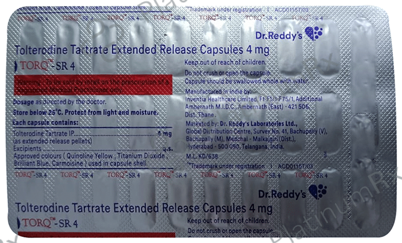 Torq SR 4mg Capsule 30s