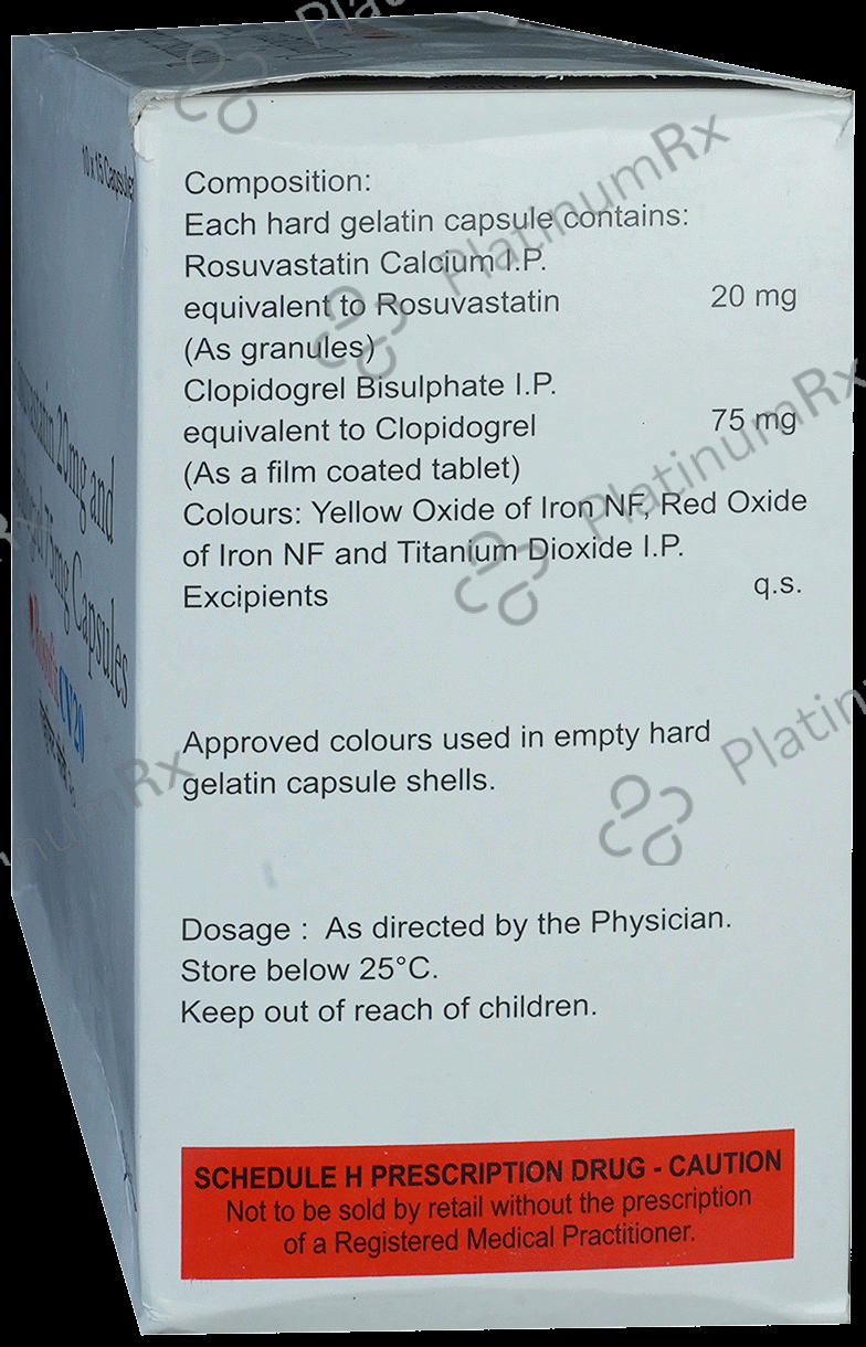 Rosufit CV 20/75mg Capsule 15s
