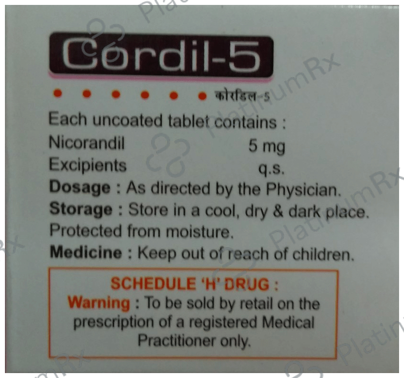 Cordil 5 Tablet