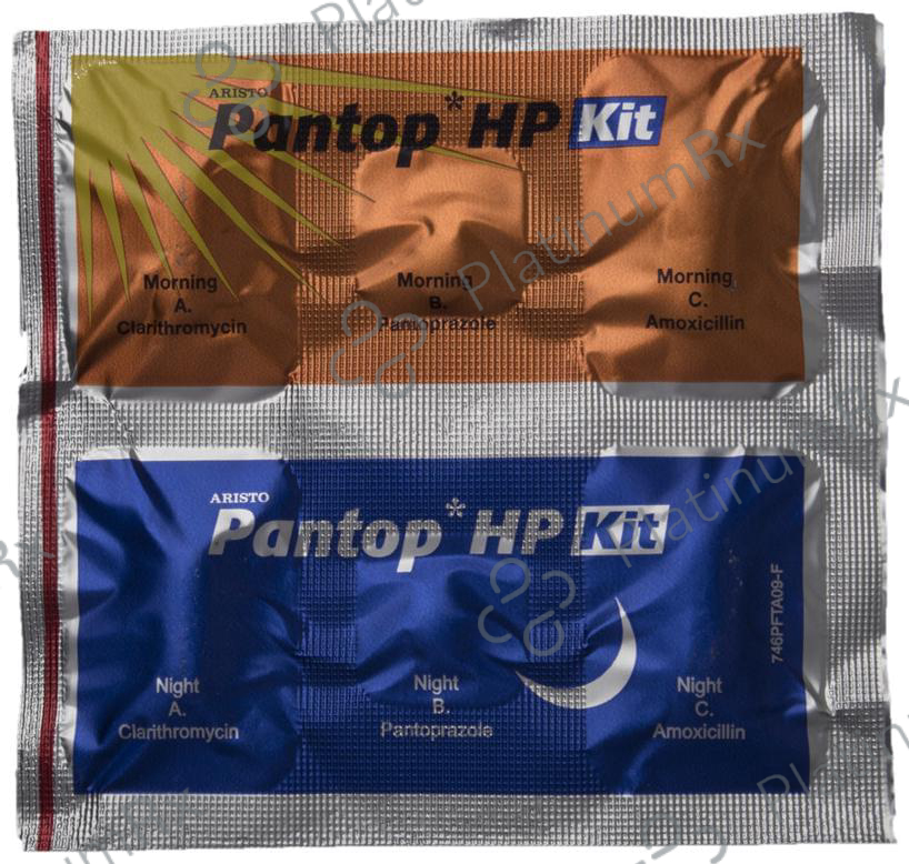 Pantop HP Kit 75/500/40mg Tablet 6s