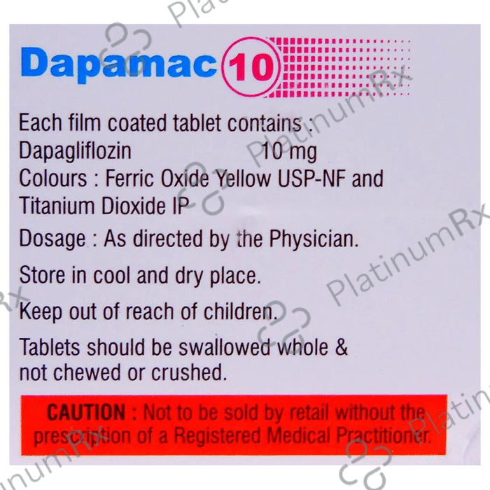 Dapamac 10mg Tablet 10s