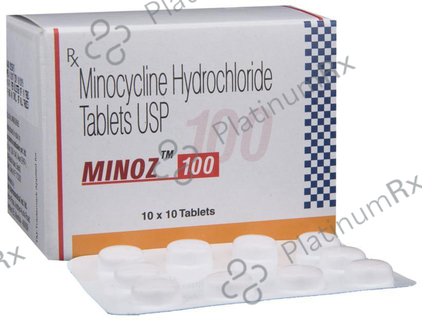 Minoz 100mg Tablet 10s
