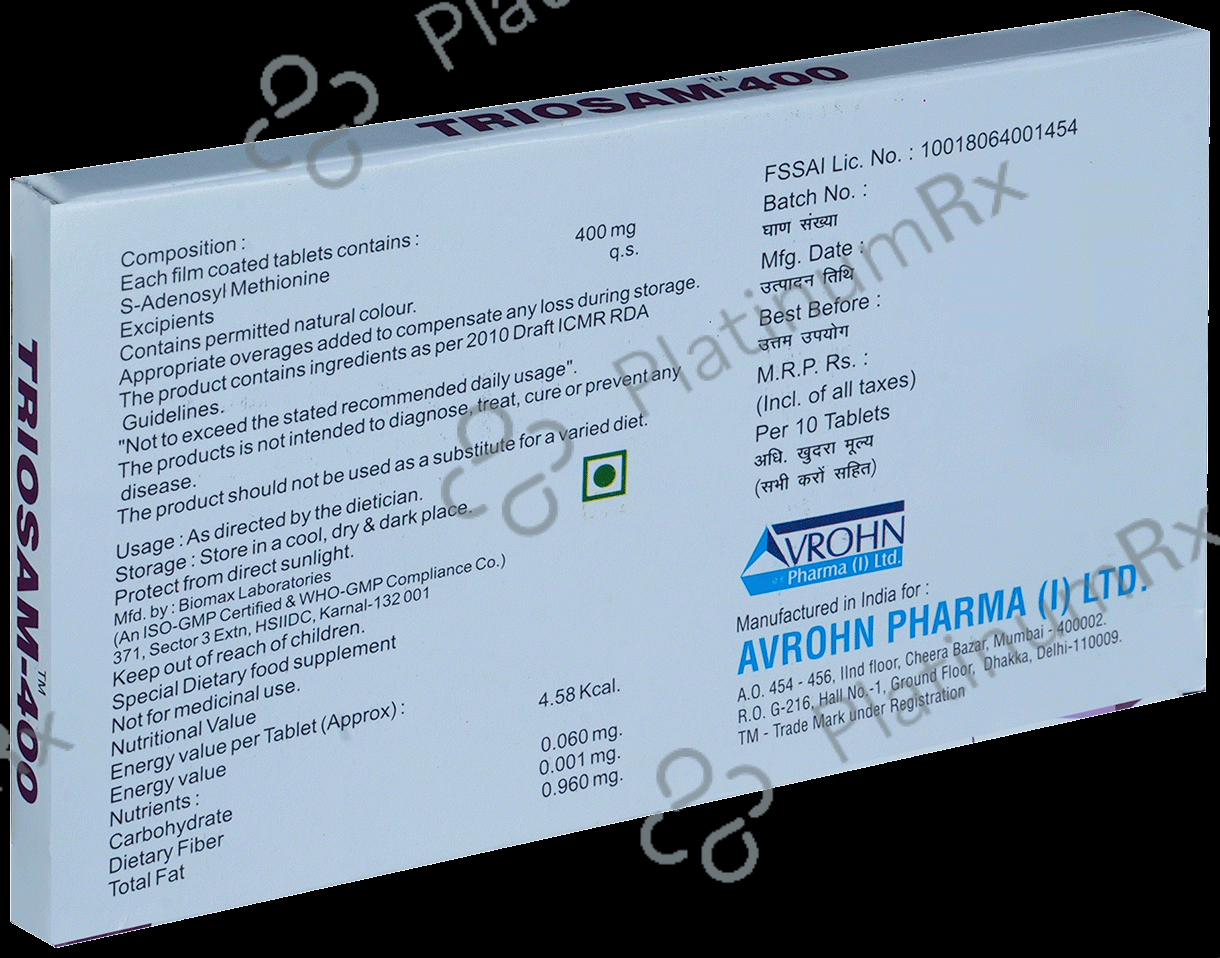 Triosam 400 Tablet