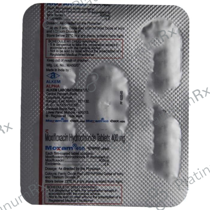Moxam 400mg Tablet 5s