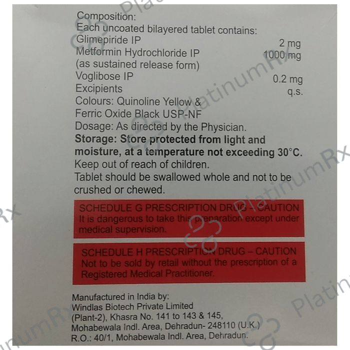 Glimisave MV 2.2F Tablet SR